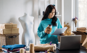 Image of a woman to depict self-employment and how to get a mortgage